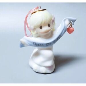Precious Moments Avon Peace On Earth Angel Porcelain Ornament 1998 Enesco Boxed